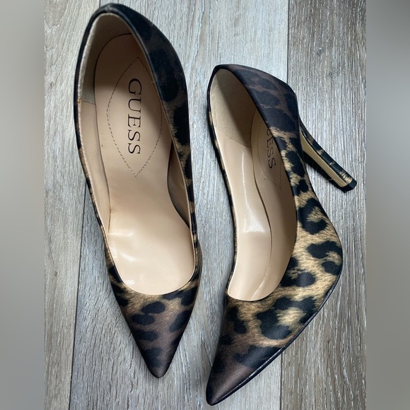 Guess Pointed Toe Cheetah Heel GWELOY2 Size 7.5 - Picture 4 of 16